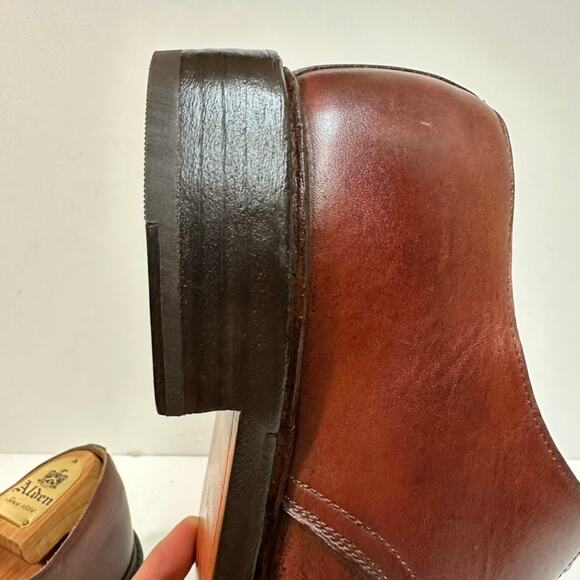 FULLY RESOLED Crockett & Jones Stirling Plain Toe Derby US 9.5 Wide (E) - Picture 11 of 12